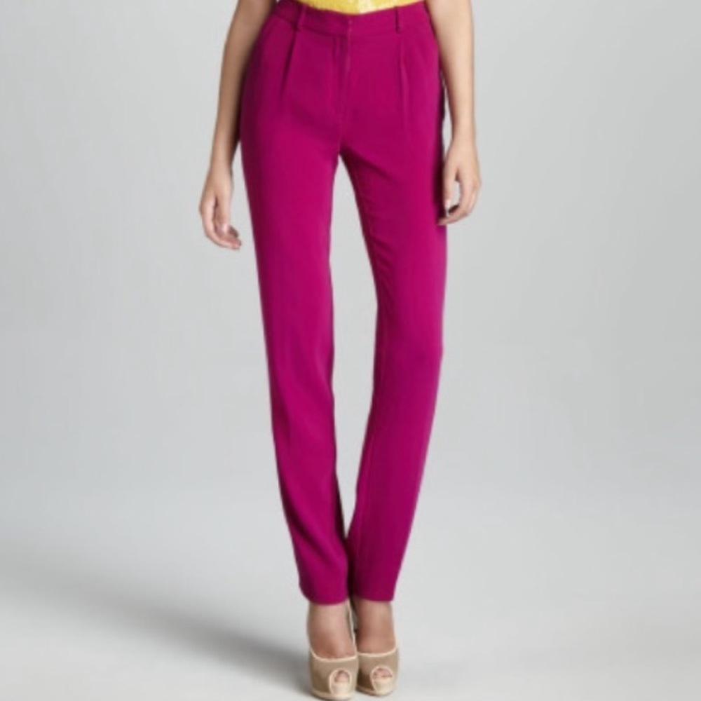 DVF Jacques Cady Crepe Pants